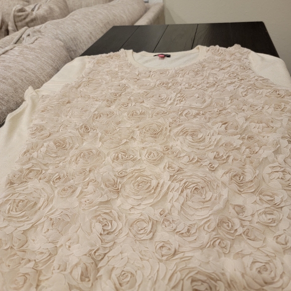 Vince Camuto Rose Pattern Blouse Women's SZ Extra Large - Picture 4 of 9